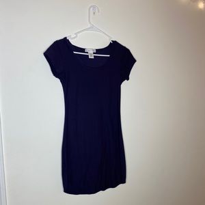 Navy Blue T-Shirt Dress